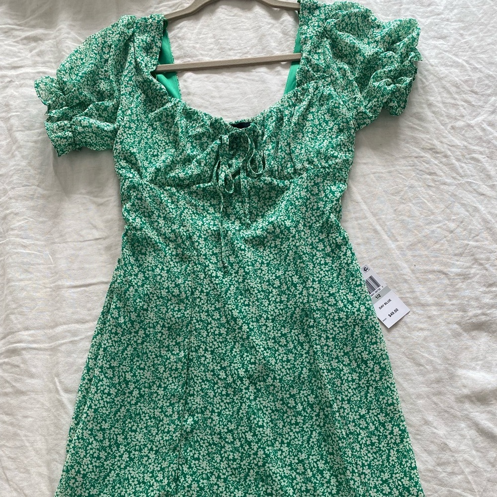 Green summer dress